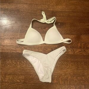 🔴PINK Victoria's Secret White Bikini